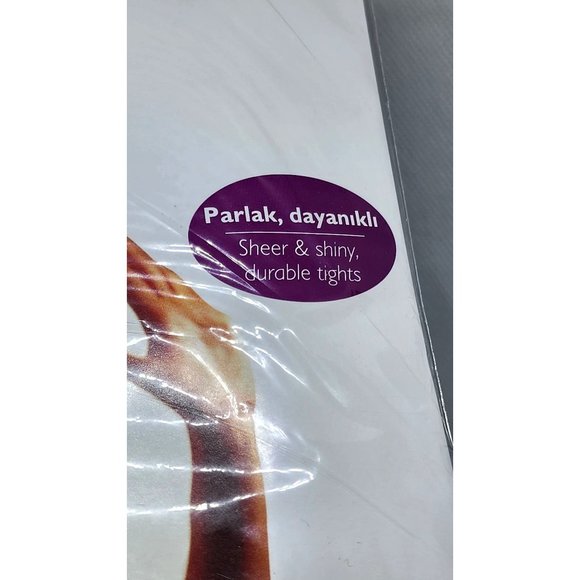 Rare Penti 20 Denier Nude #2 Medium Nylon Tights - Sheer, Shiny, Durable 5728 - Picture 8 of 9